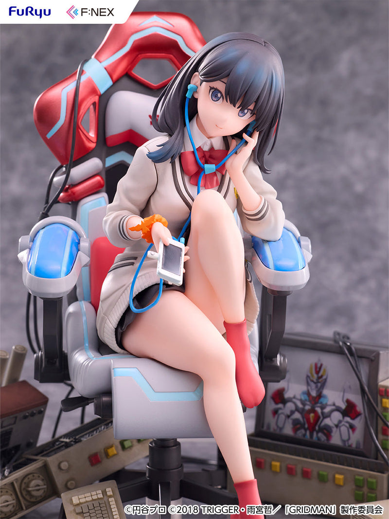 FuRyu SSSS.GRIDMAN Rikka Takarada Gaming Chair ver. 1/7 Figure JAPAN OFFICIAL
