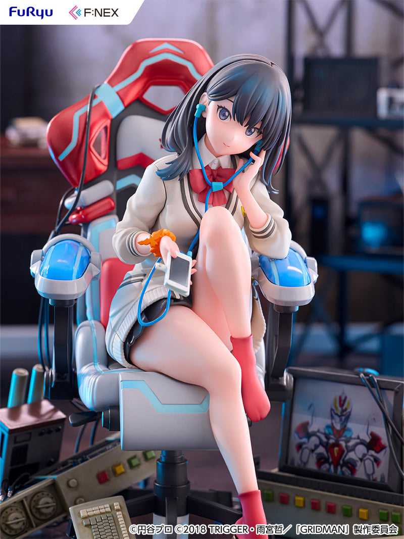 FuRyu SSSS.GRIDMAN Rikka Takarada Gaming Chair ver. 1/7 Figure JAPAN OFFICIAL