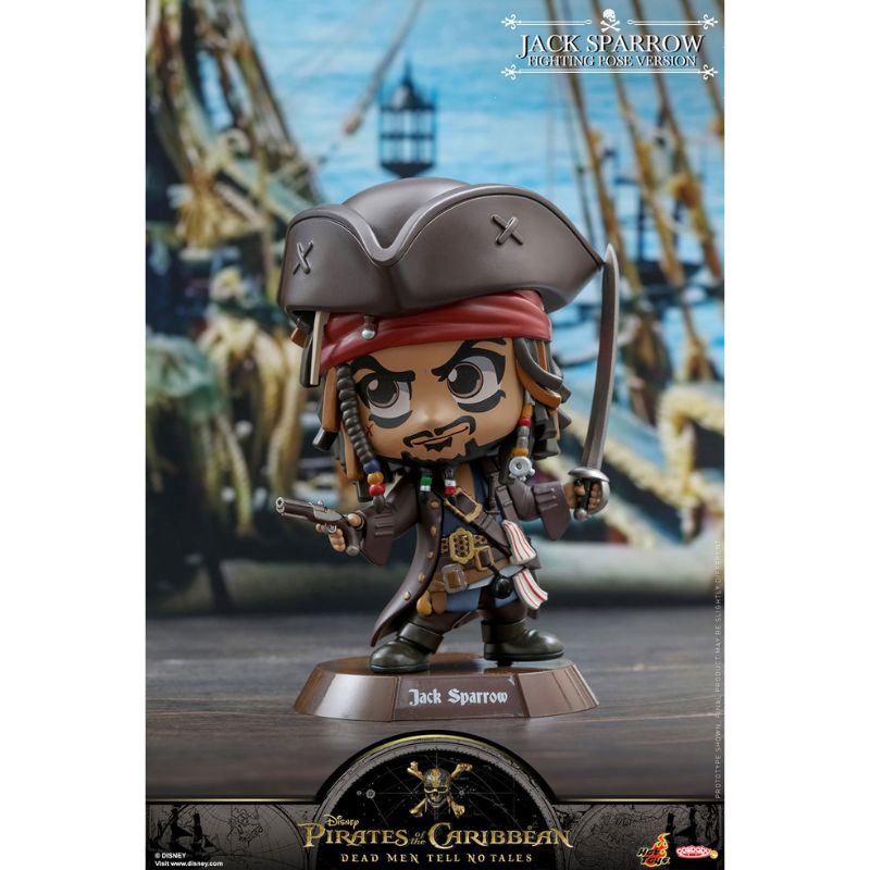 Hot Toys CosBaby Pirates of the Caribbean Jack Sparrow Fighting Pose S Figure