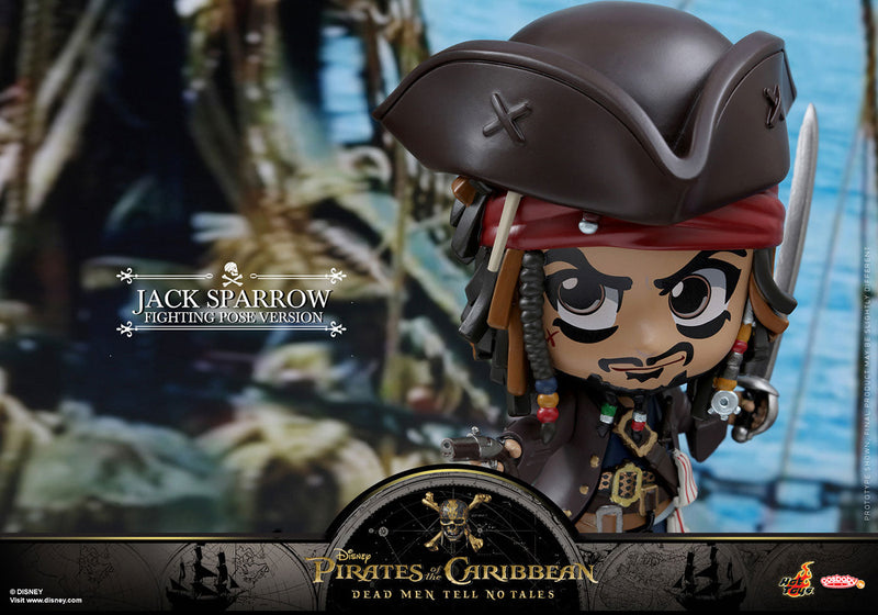 Hot Toys CosBaby Pirates of the Caribbean Jack Sparrow Fighting Pose S Figure