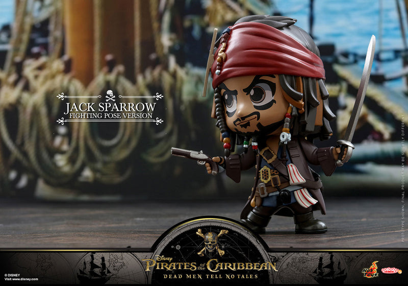 Hot Toys CosBaby Pirates of the Caribbean Jack Sparrow Fighting Pose S Figure