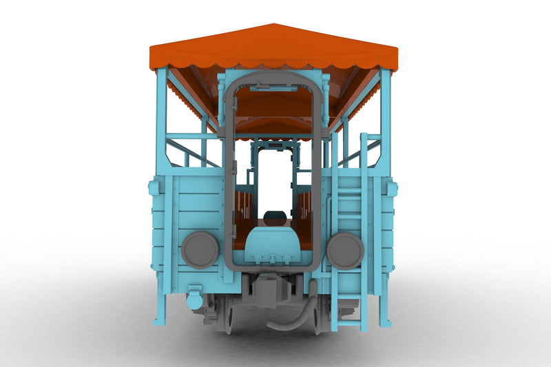 Plum Trolley Train Blue 1/80 Model Kit JAPAN OFFICIAL