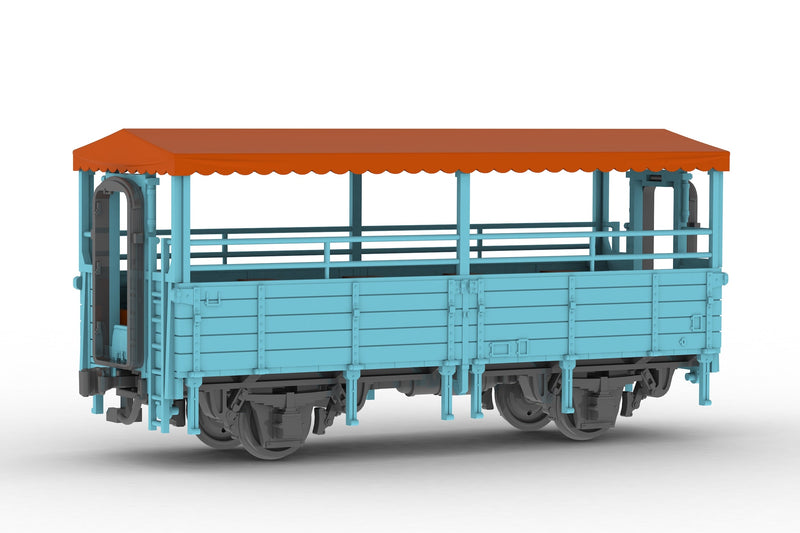 Plum Trolley Train Blue 1/80 Model Kit JAPAN OFFICIAL