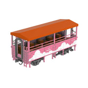 Plum Trolley Train Marchen Pink Painting 1/80 Model Kit JAPAN OFFICIAL