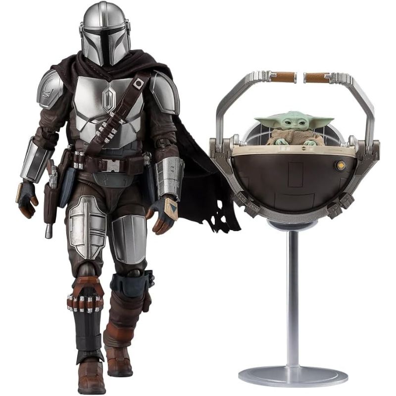 BANDAI S.H.Figuarts STAR WARS The Mandalorian and Grogu Action Figure JAPAN