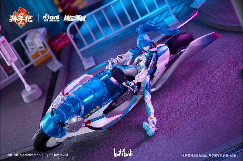Bilibili BAINIANJI 22 Speed Slipstream Motor Bike set 1/12 Action Figure JAPAN
