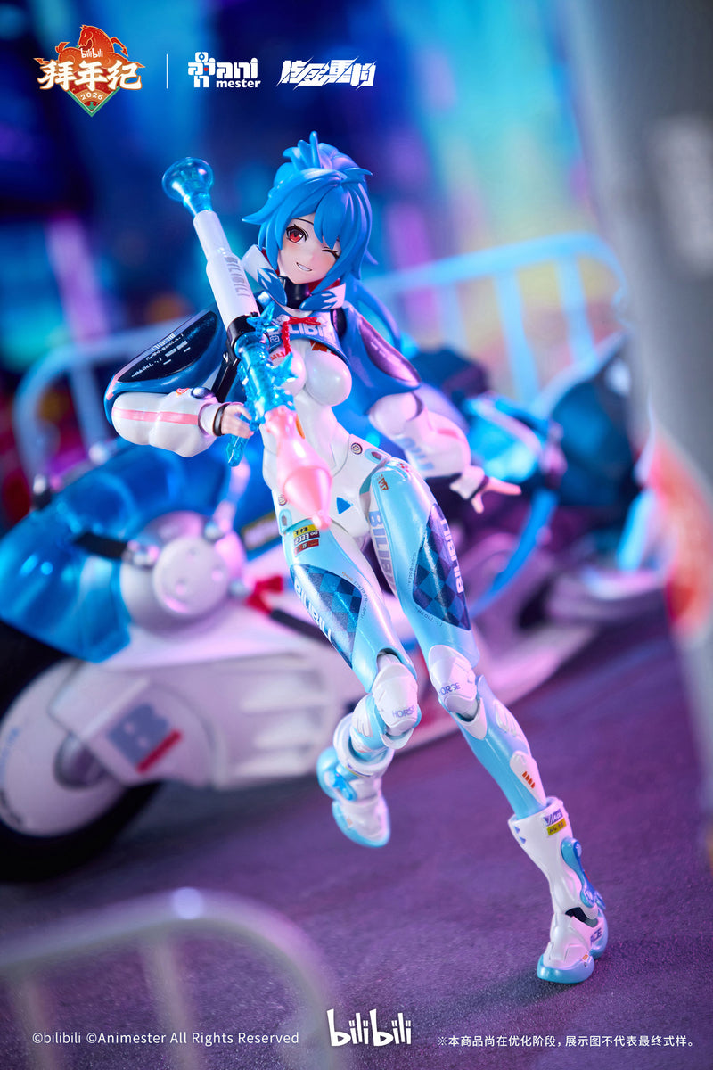 Bilibili BAINIANJI 22 Speed Slipstream Motor Bike set 1/12 Action Figure JAPAN