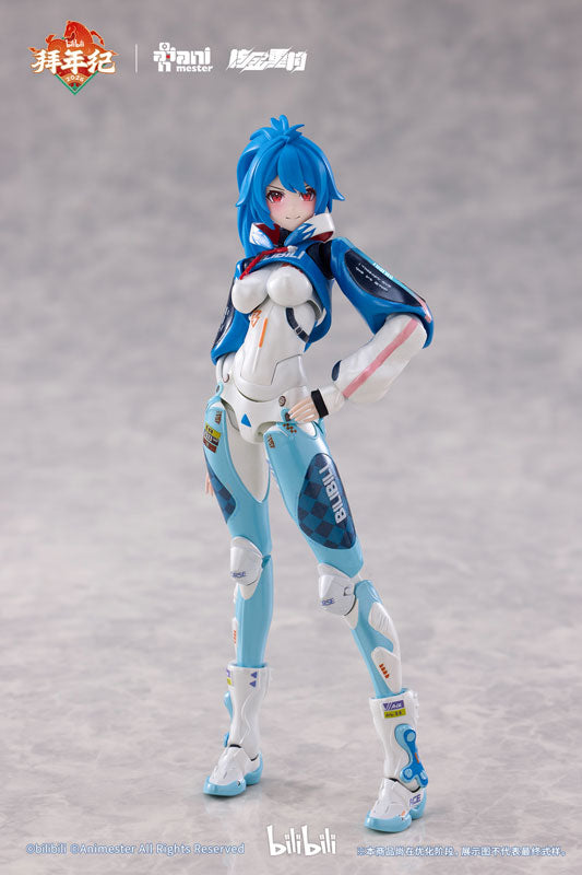 Bilibili BAINIANJI 2233 Speed Slipstream W Motor Bike set 1/12 Action Figure