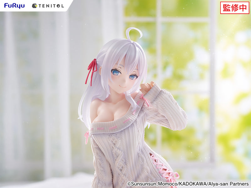 FuRyu TENITOL BIG Noodle Stopper Figure Alya Knitwear ver. JAPAN OFFICIAL