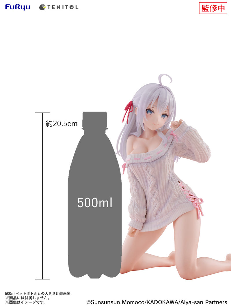 FuRyu TENITOL BIG Noodle Stopper Figure Alya Knitwear ver. JAPAN OFFICIAL