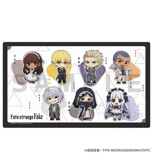 Curtain Damashii Fate/strange Fake Butler & Maid Rubber Mat JAPAN OFFICIAL