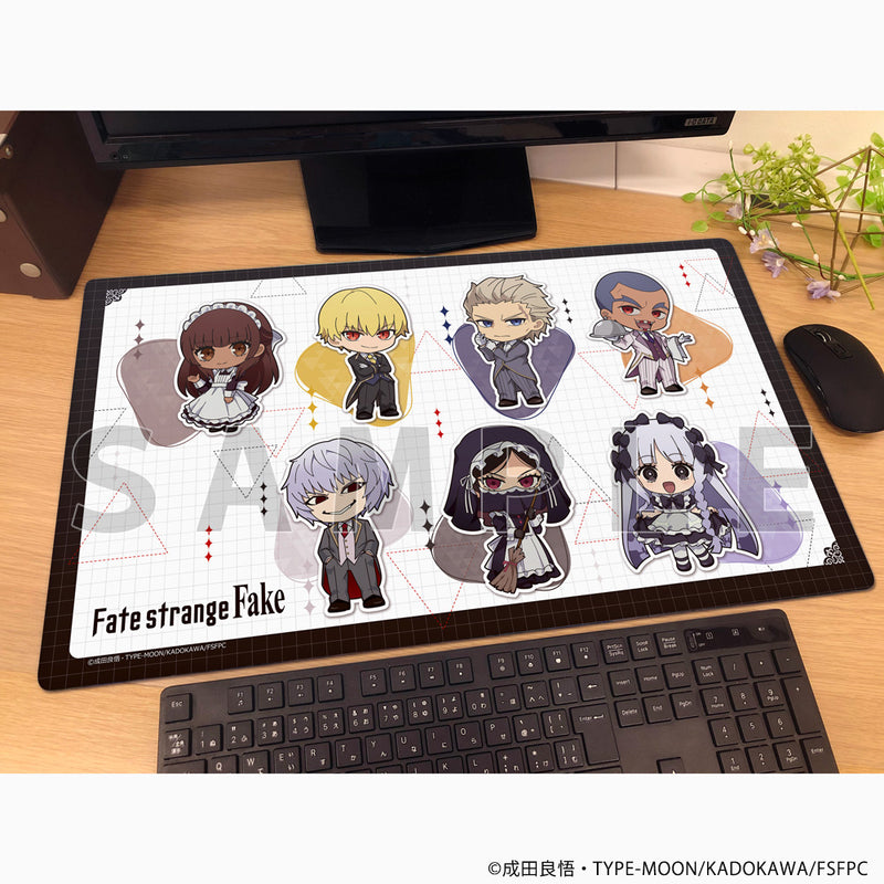 Curtain Damashii Fate/strange Fake Butler & Maid Rubber Mat JAPAN OFFICIAL
