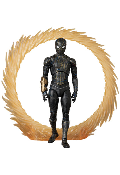 Medicom Toy MAFEX No.308 Spider Man Black & Gold Suit Action Figure JAPAN