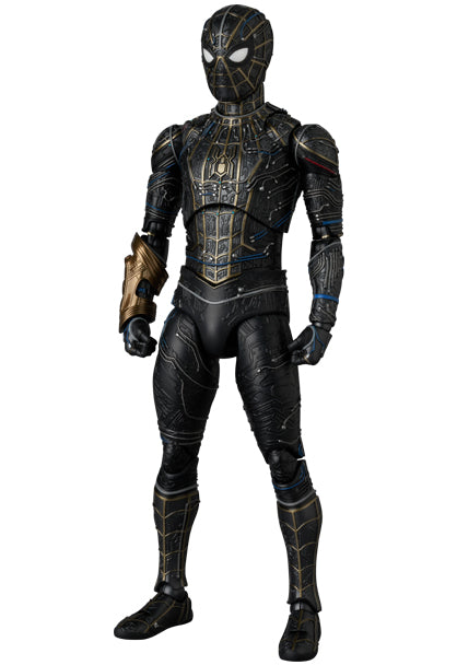 Medicom Toy MAFEX No.308 Spider Man Black & Gold Suit Action Figure JAPAN