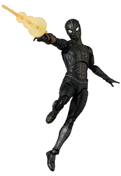 Medicom Toy MAFEX No.308 Spider Man Black & Gold Suit Action Figure JAPAN