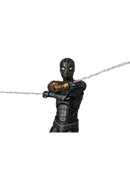 Medicom Toy MAFEX No.308 Spider Man Black & Gold Suit Action Figure JAPAN