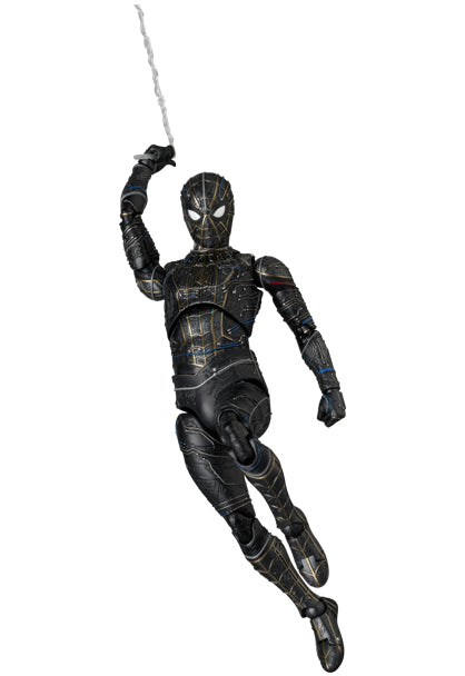 Medicom Toy MAFEX No.308 Spider Man Black & Gold Suit Action Figure JAPAN