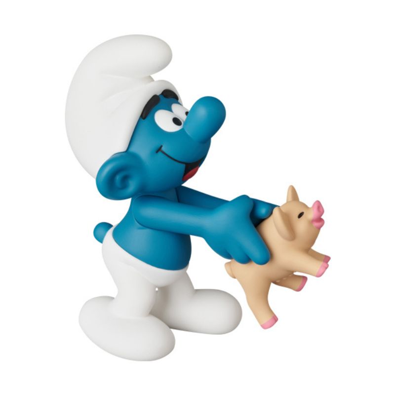 Medicom Toy Ultra Detail Figure No.910 UDF Smurfs 3 Smurfs With Pig JAPAN OFFICIAL
