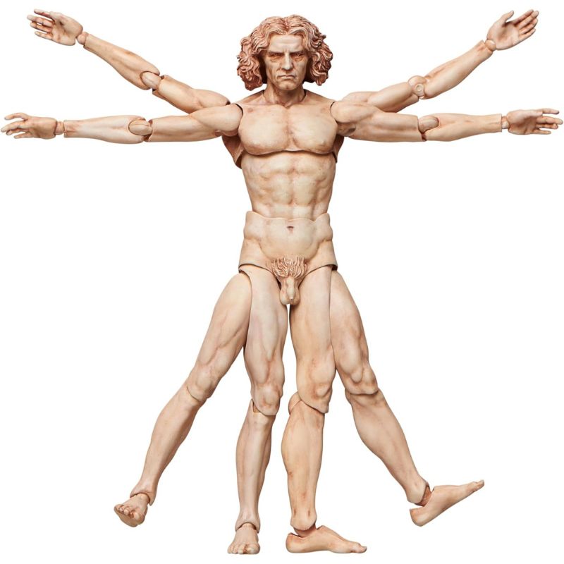 FREEing figma The Table Museum Vitruvian Man Action Figure JAPAN OFFICIAL