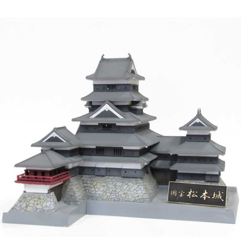 Plum Castle Collection National Treasure Matsumoto Castle 1/200 Model Kit JAPAN