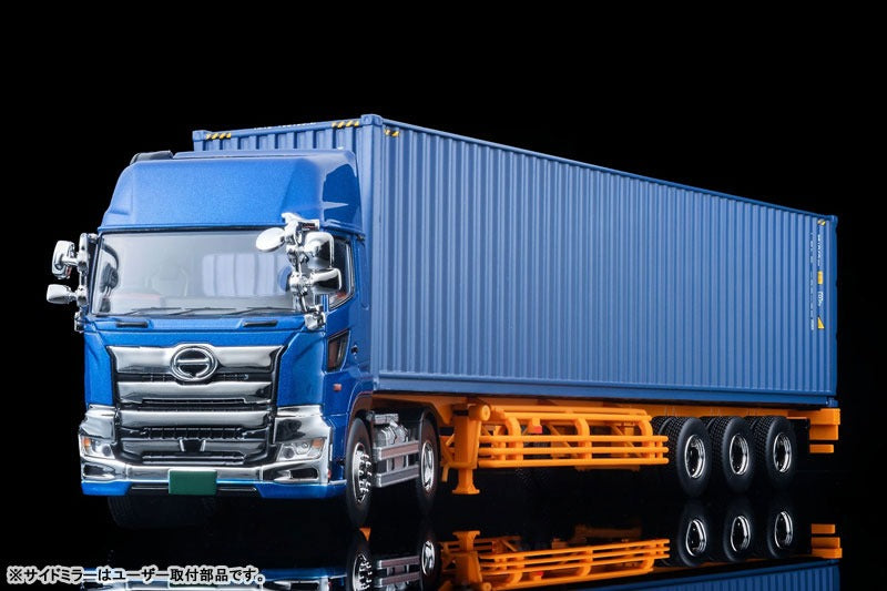 Tomica Limited Vintage NEO LV-N292e Profia 40ft Marine Container Trailer Blue