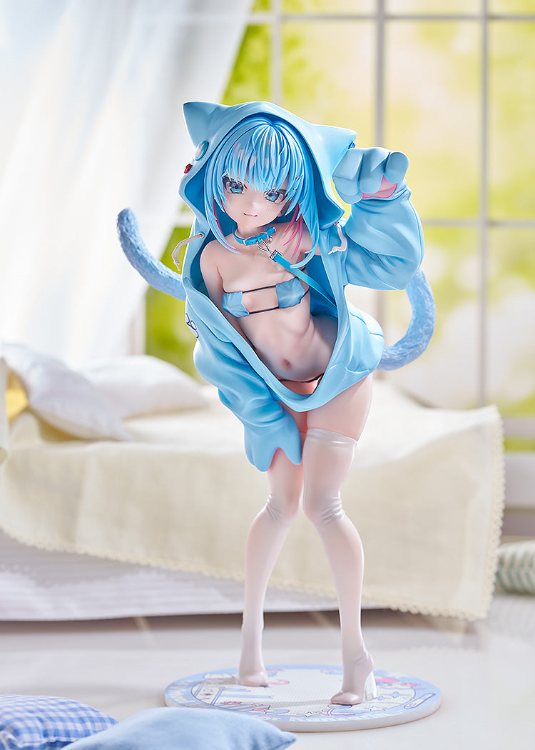 virtual illustrator Kanzarin kanzarin Chan Cat Eared Hoodie Ver. 1/6 Figure