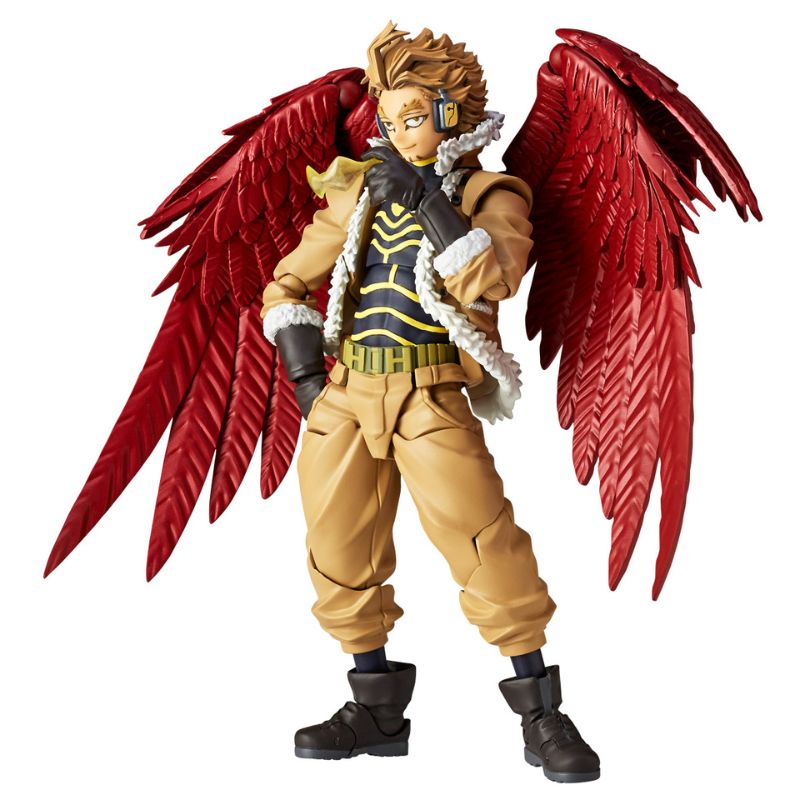 Kaiyodo Revoltech Amazing Yamaguchi My Hero Academia Hawks Action Figure JAPAN