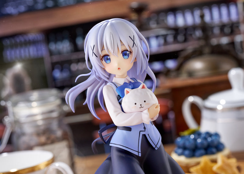 Plum Is the order a rabbit?? Chino Cafe Style 1/7 Figure JAPAN OFFICIAL