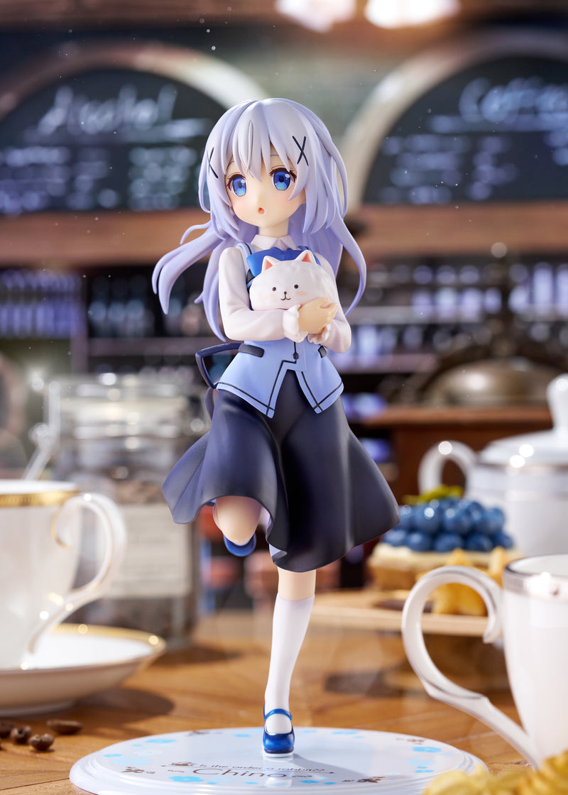 Plum Is the order a rabbit?? Chino Cafe Style 1/7 Figure JAPAN OFFICIAL