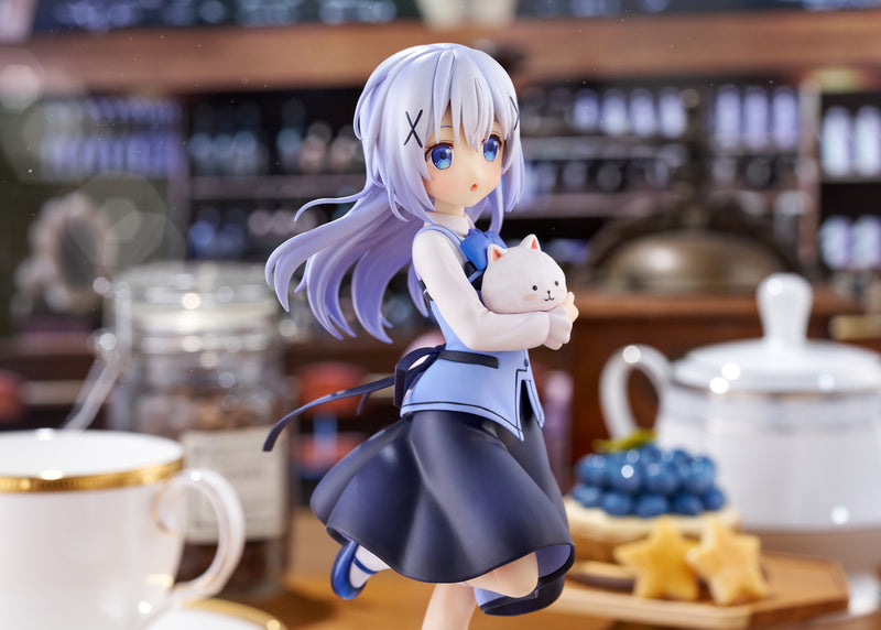 Plum Is the order a rabbit?? Chino Cafe Style 1/7 Figure JAPAN OFFICIAL