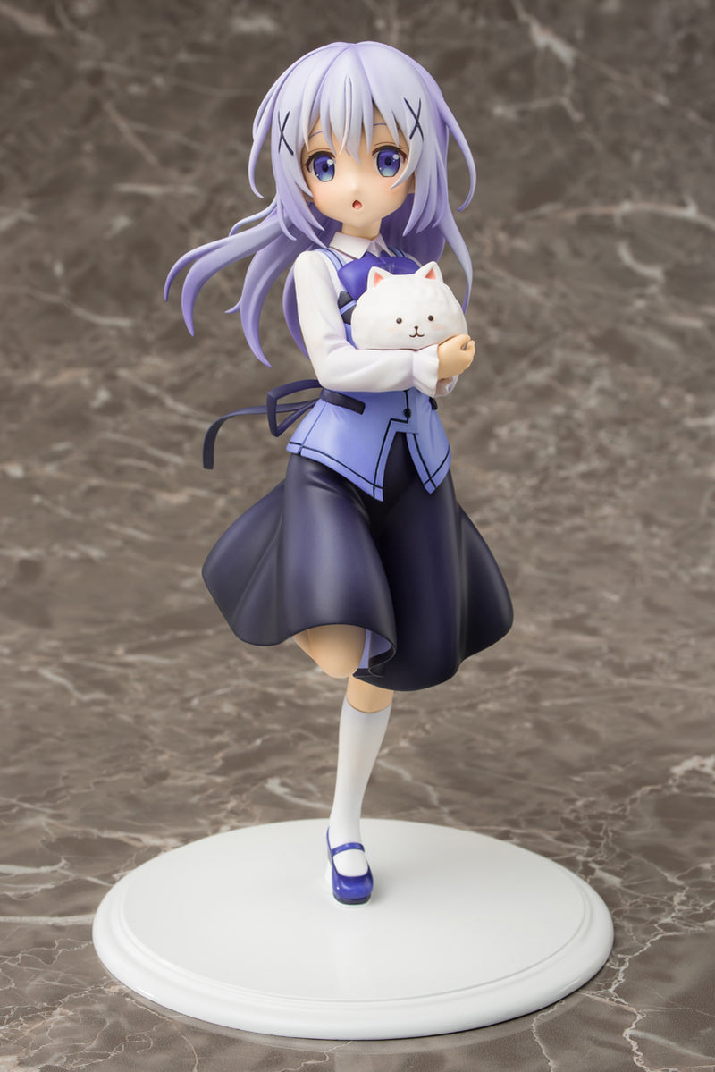 Plum Is the order a rabbit?? Chino Cafe Style 1/7 Figure JAPAN OFFICIAL