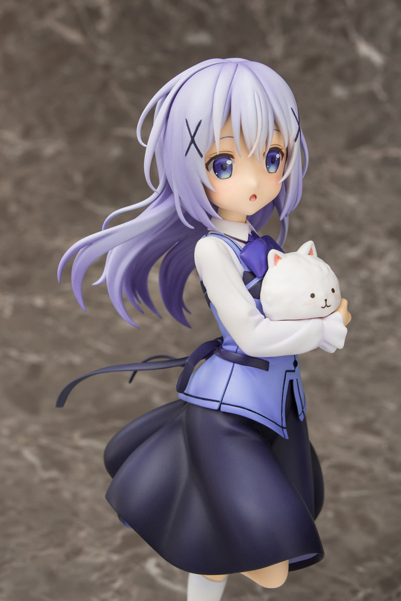 Plum Is the order a rabbit?? Chino Cafe Style 1/7 Figure JAPAN OFFICIAL