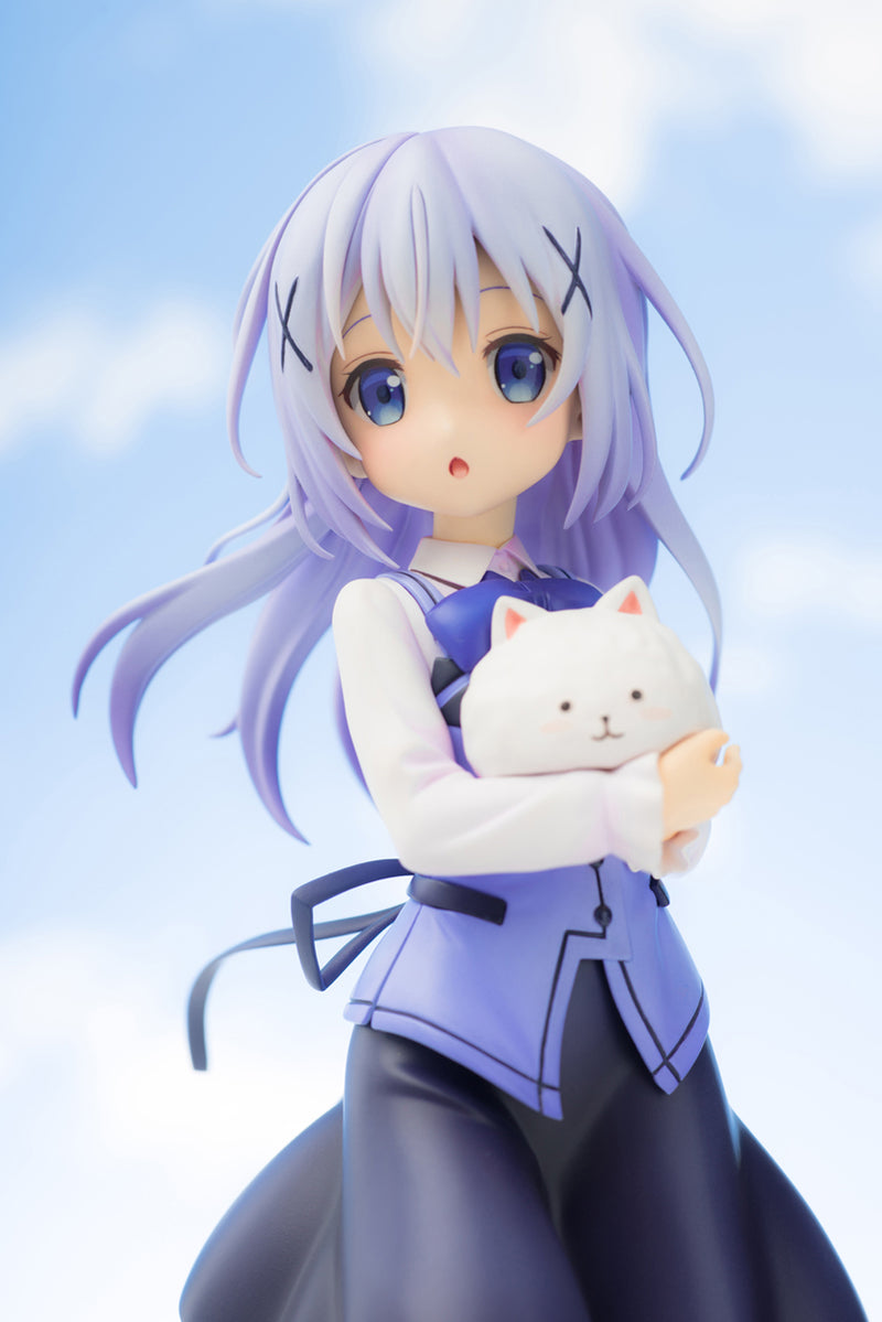Plum Is the order a rabbit?? Chino Cafe Style 1/7 Figure JAPAN OFFICIAL