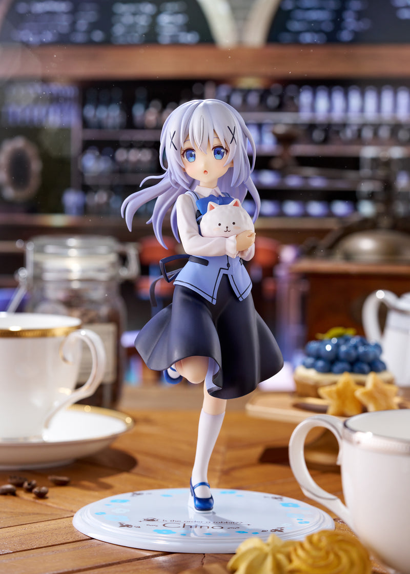 Plum Is the order a rabbit?? Chino Cafe Style 1/7 Figure JAPAN OFFICIAL