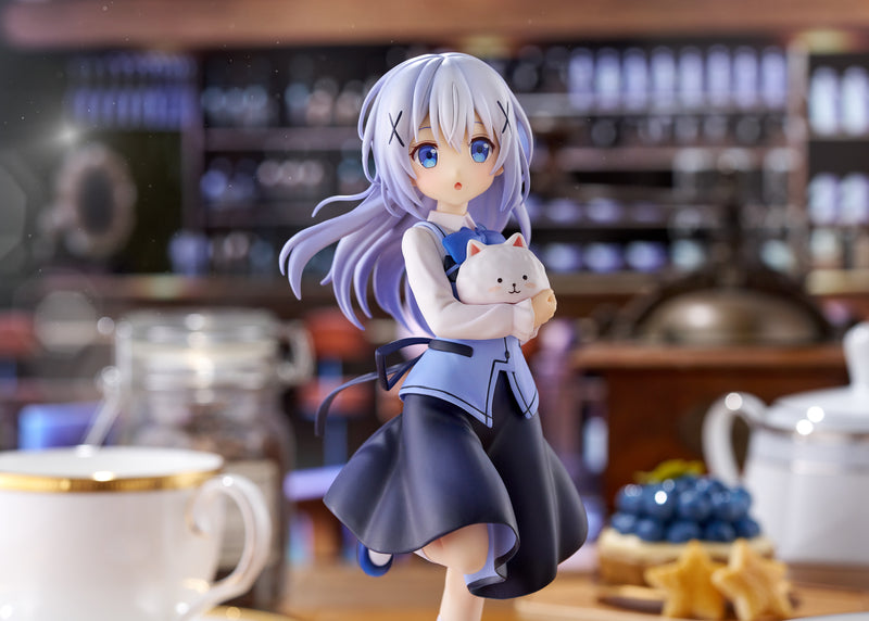 Plum Is the order a rabbit?? Chino Cafe Style 1/7 Figure JAPAN OFFICIAL