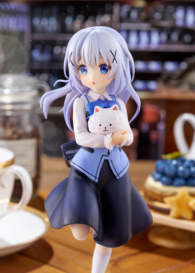 Plum Is the order a rabbit?? Chino Cafe Style 1/7 Figure JAPAN OFFICIAL