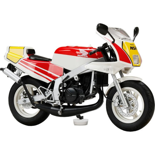 HJM Bike Series No1 Honda NSR50 '89 Ross White x Fighting Red 1/12 Model Kit