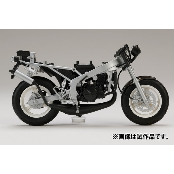 HJM Bike No2 Honda NSR50 '89 Max Gray Metallic x Granite Blue Metallic Model Kit