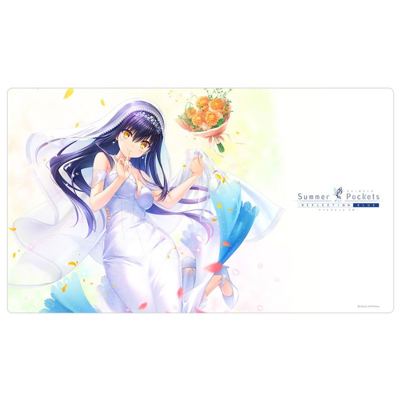 Summer Pockets REFLECTION BLUE Kamome Kushima Wedding Rubber Mat JAPAN OFFICIAL