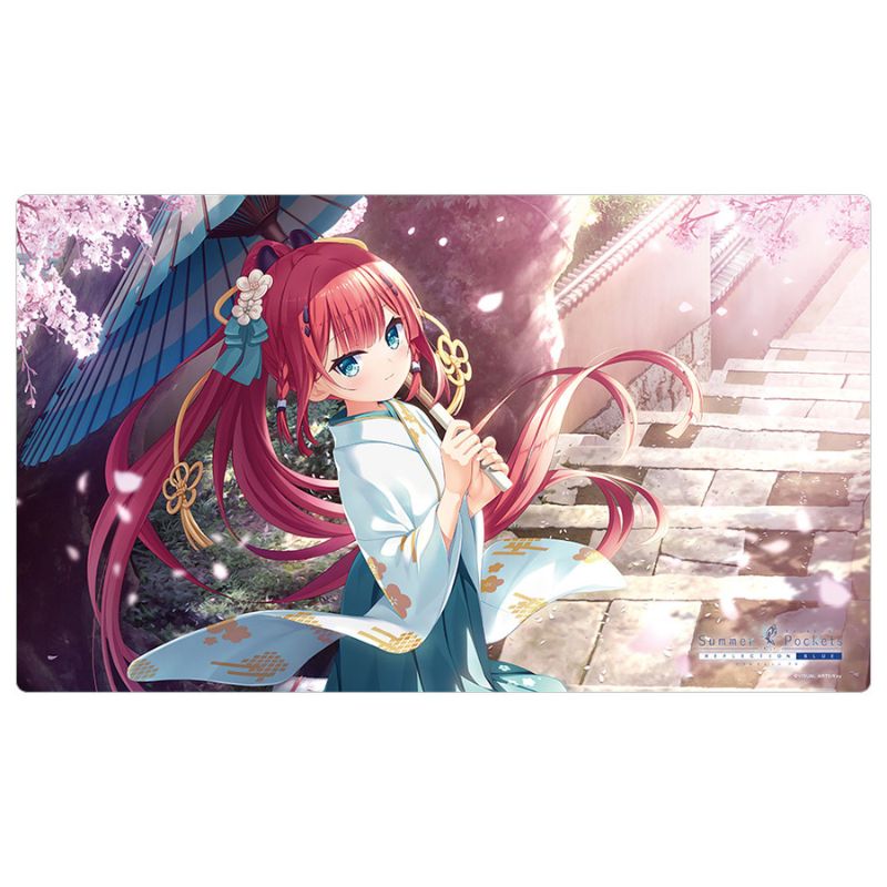 Summer Pockets REFLECTION BLUE Shiki Kamiyama Spring Rubber Mat JAPAN OFFICIAL