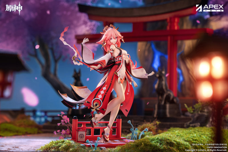 APEX Genshin Impact Yae Miko Astute Amusement Ver. 1/7 Figure JAPAN OFFICIAL