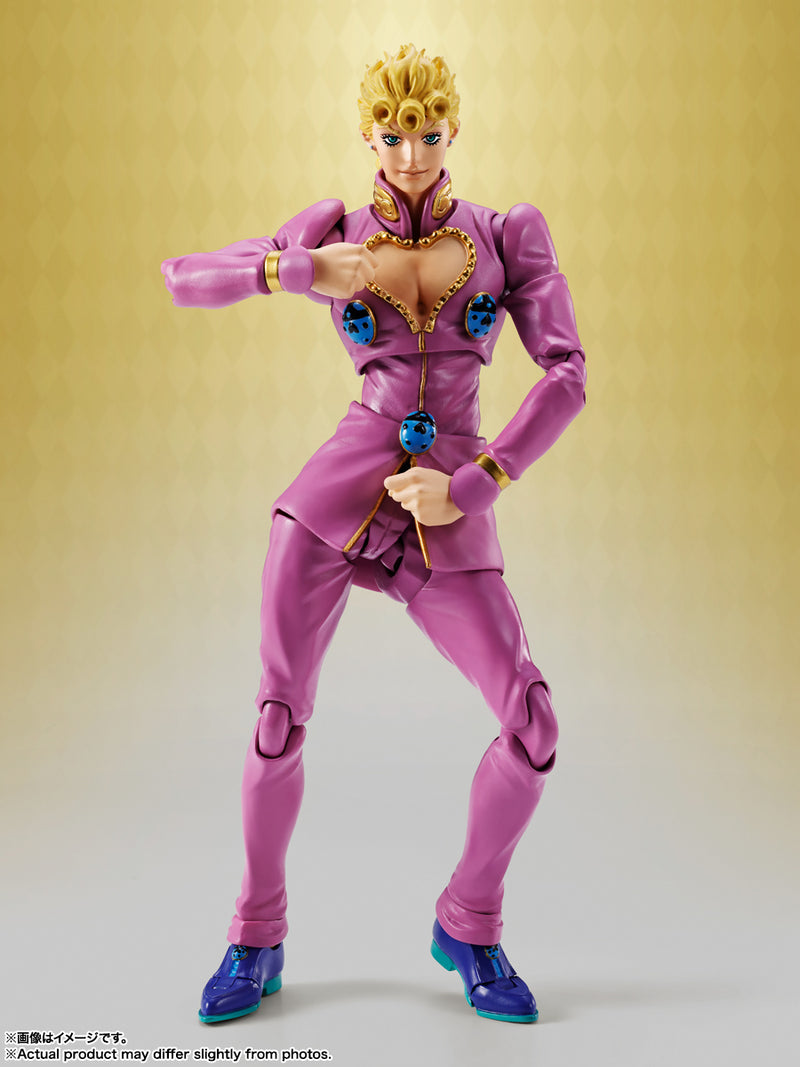 S.H.Figuarts JoJo's Bizarre Adventure Golden Wind Giorno Giovanna Action Figure