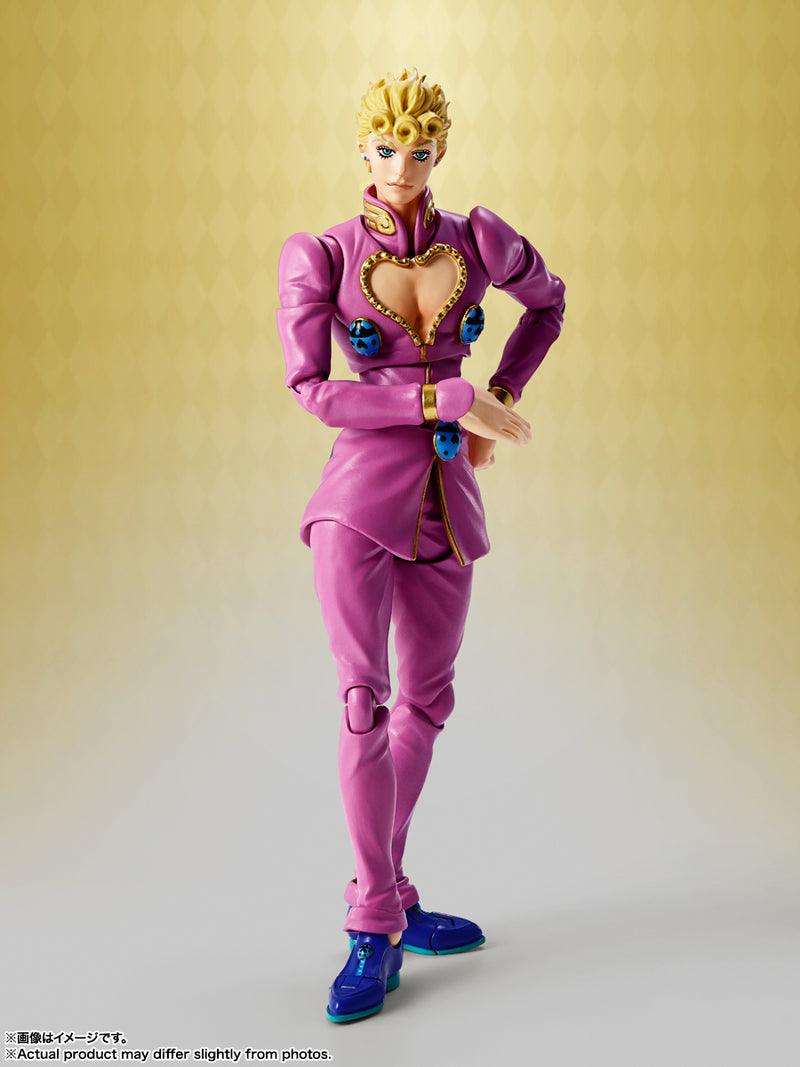 S.H.Figuarts JoJo's Bizarre Adventure Golden Wind Giorno Giovanna Action Figure