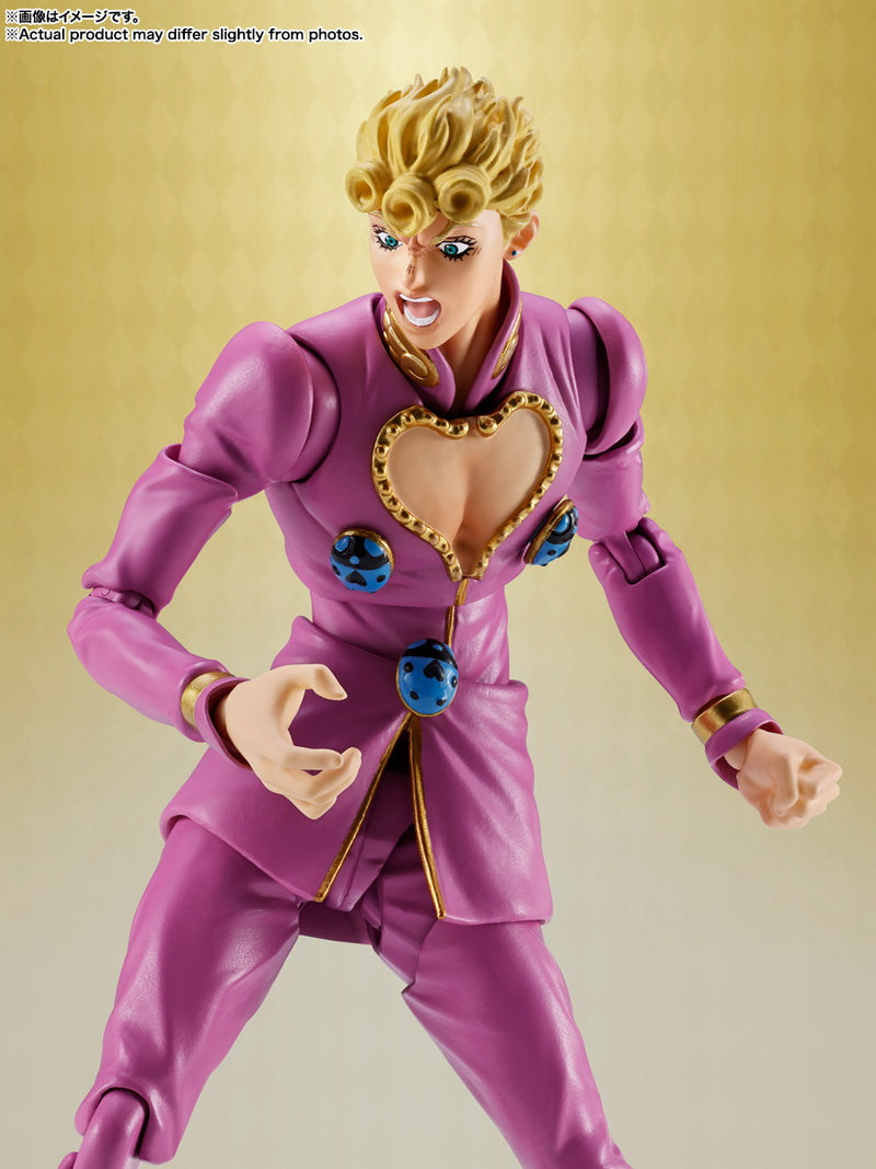S.H.Figuarts JoJo's Bizarre Adventure Golden Wind Giorno Giovanna Action Figure
