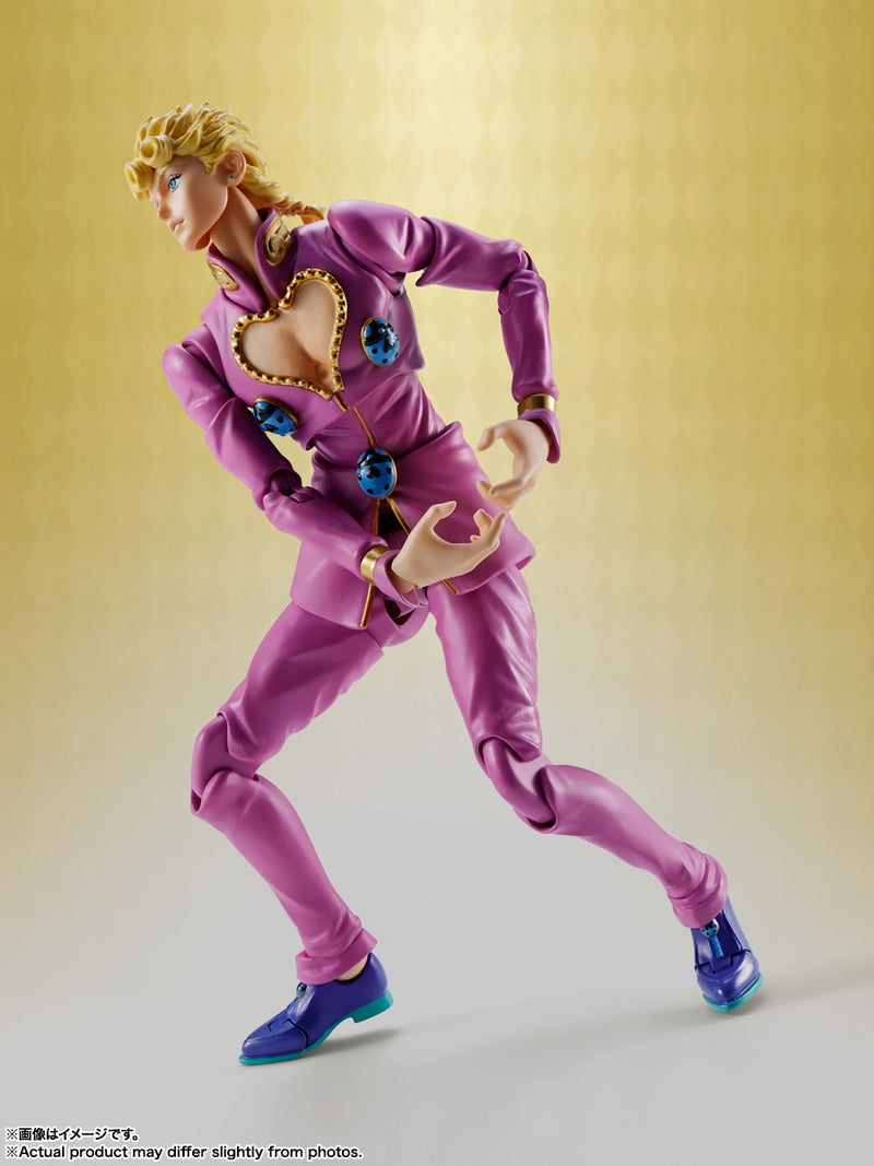S.H.Figuarts JoJo's Bizarre Adventure Golden Wind Giorno Giovanna Action Figure