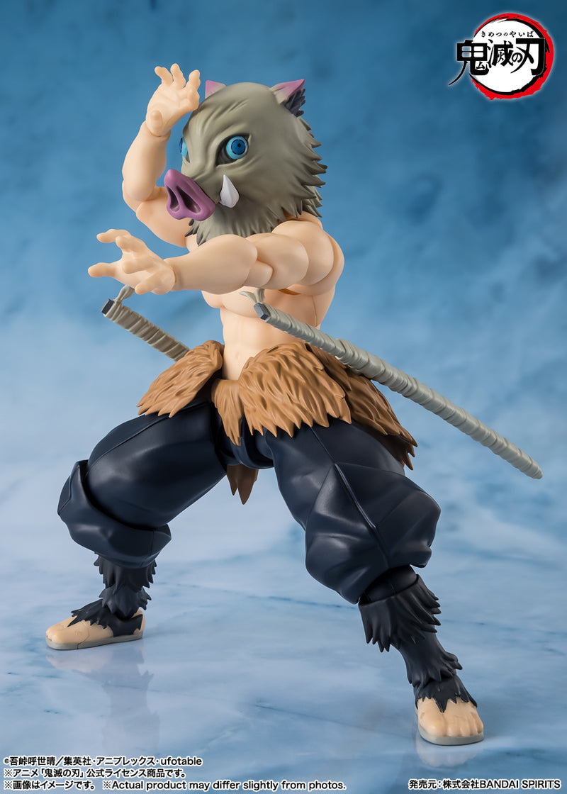 BANDAI S.H.Figuarts Demon Slayer Inosuke Hashibira Action Figure JAPAN OFFICIAL