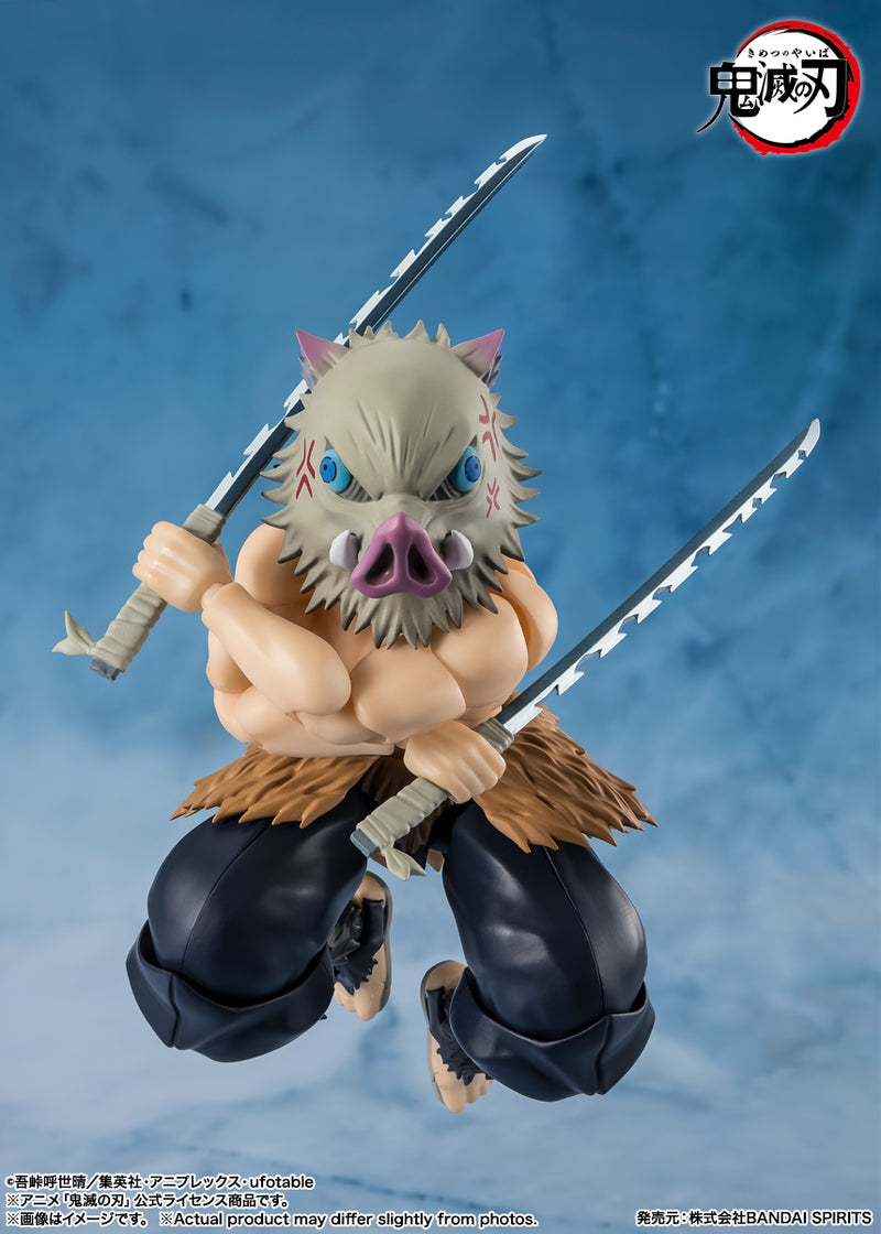 BANDAI S.H.Figuarts Demon Slayer Inosuke Hashibira Action Figure JAPAN OFFICIAL