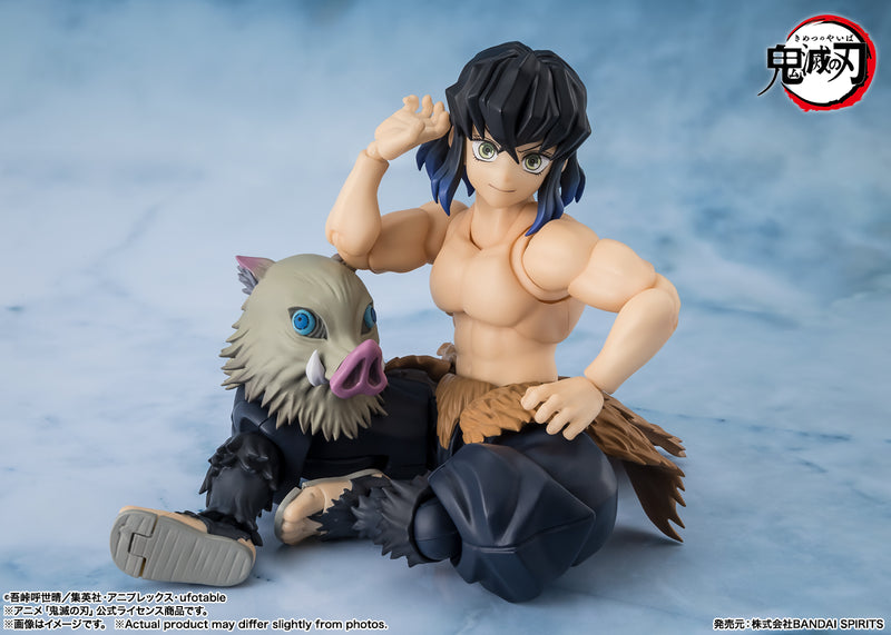 BANDAI S.H.Figuarts Demon Slayer Inosuke Hashibira Action Figure JAPAN OFFICIAL