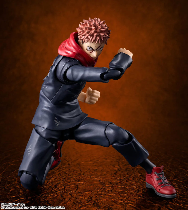 BANDAI S.H.Figuarts Jujutsu Kaisen Yuji Itadori 120% Potential Action Figure