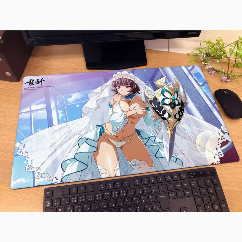 Curtain Damashii Ikkitousen Ekitoku Chouhi Pure Bride Rubber Mat JAPAN OFFICIAL